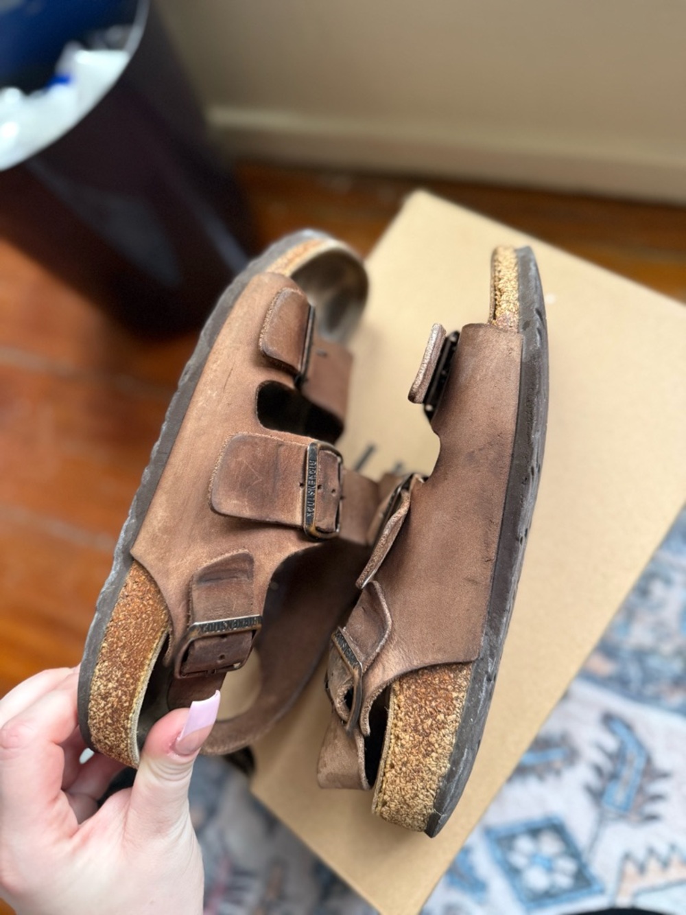 Birkenstocks 38 women’s 7 mens 5 fair condition